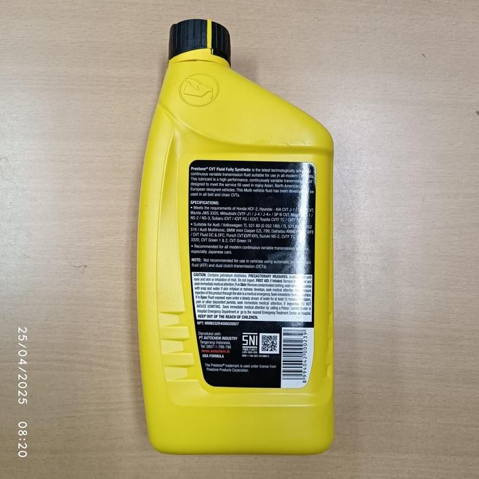 PELUMAS OTOMATIS TRANSMISI PRESTONE (ATF & CVT) - PRESTONE CVT-F - 68708 -