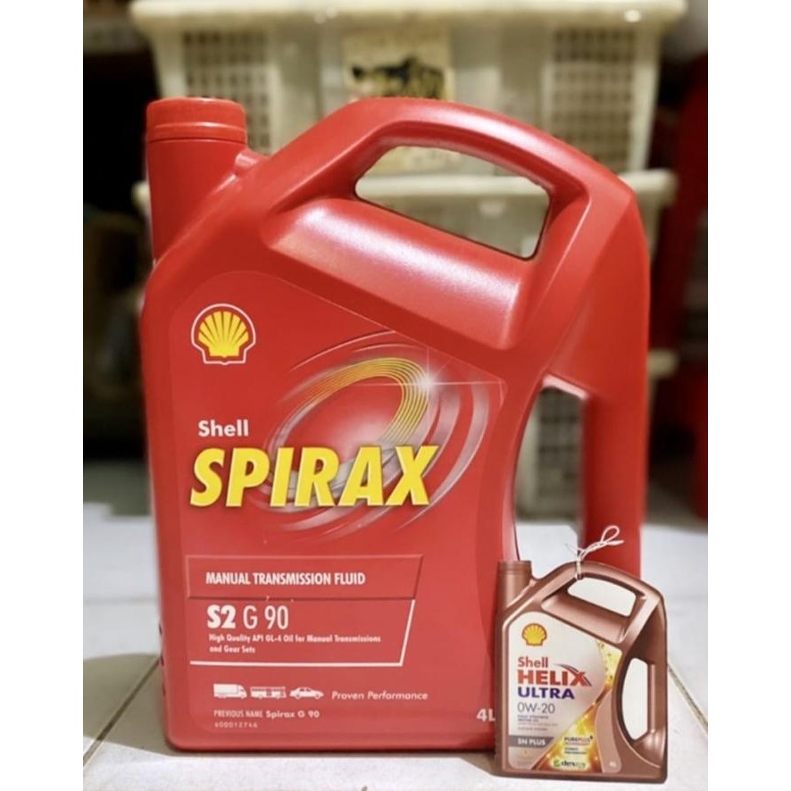 OLI SHELL SPIRAX 90 GARDAN / VERSNELING - GALON (4 LITER)