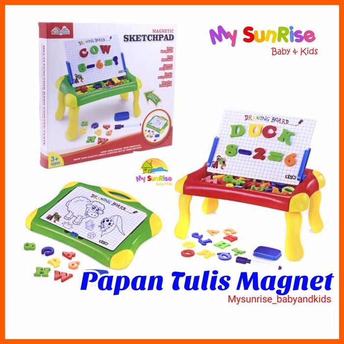 Magnetic Learning Case Papan Tulis Anak -Gratisongkir