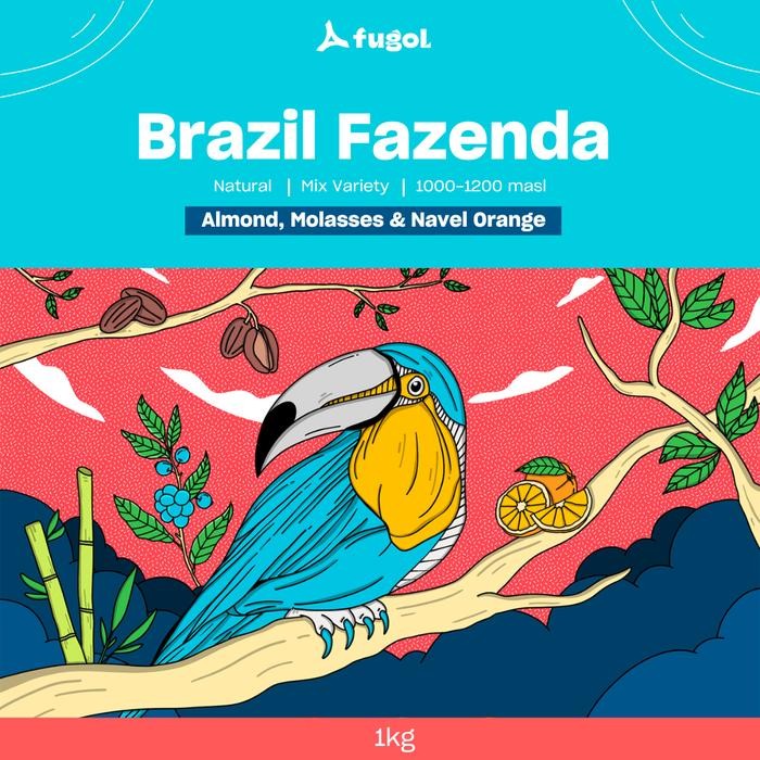 

Biji Kopi Arabika Brazil Fazenda Santa Maria (1 Kg ) Single Origin