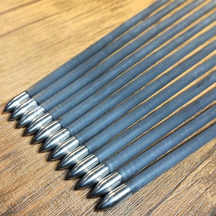 xxx-pro pure carbon 1000 - pure carbon arrow spine 1000 stainless tip kode 316