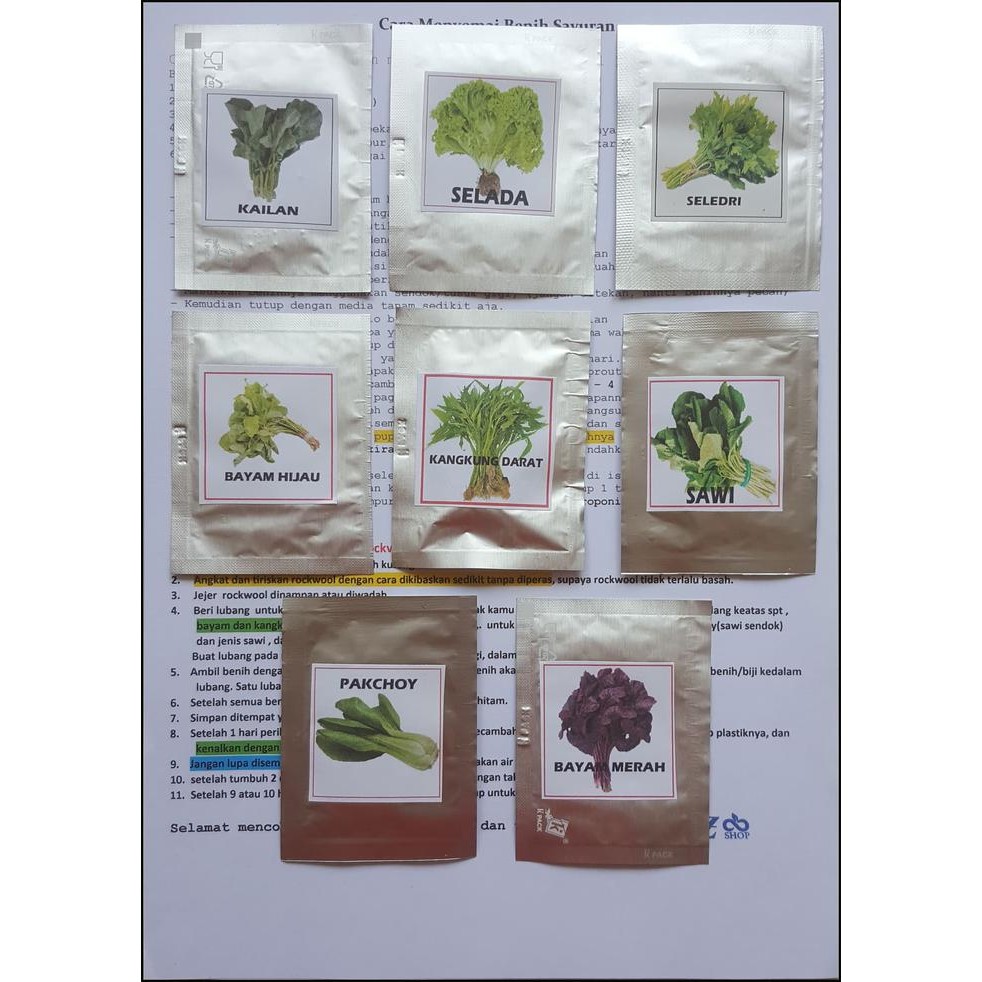PAKET BENIH SAYURAN DAUN