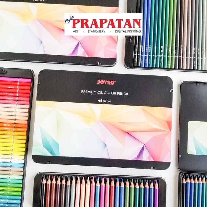 

Joyko Premium Oil Color Pencil 36/48/72c CP-TC126 Pensil Warna