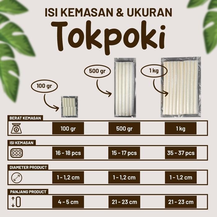 

Diskon! Promo Teok Only Pk Korean Rice Cake 1Kg Tokpoki Topokki Makanan Korea