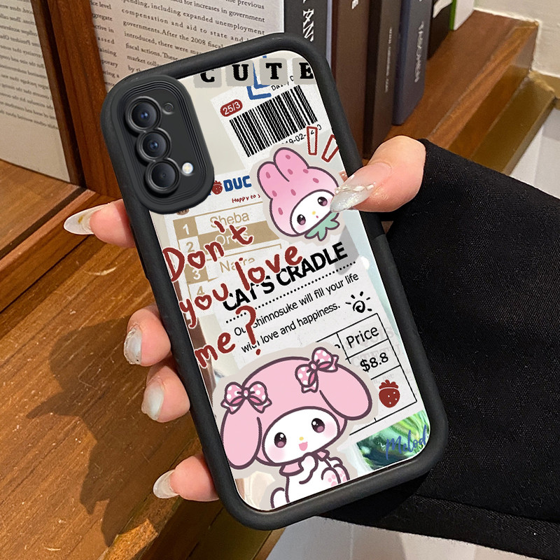 Casing Hp OPPO Reno 4 4G Reno4 Reno 4 5G Case Casing pola Kelinci kecil Kasing HP Cesing Silikon Sof