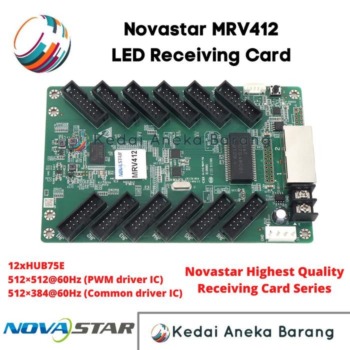 Leapfrog - Novastar Mrv412 Led Receiving Card Rc Videotron Hub75 Mrv336 Mrv330