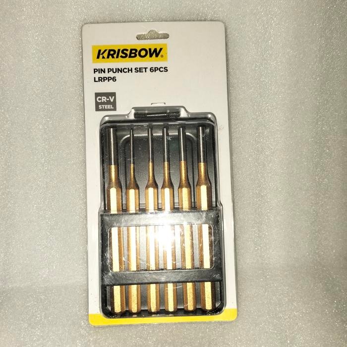 

Krisbow Set Pin Punch/Pin Punch Set 6Pcs Lrpp6