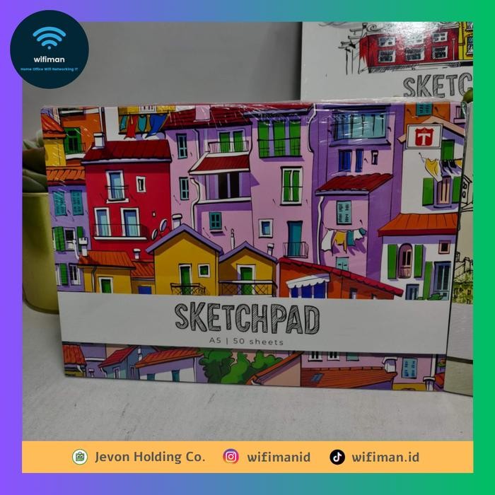 

Gojek 48X Tiara Buku Sketsa A5 50 Lembar Sketch Pad Book 150Gsm