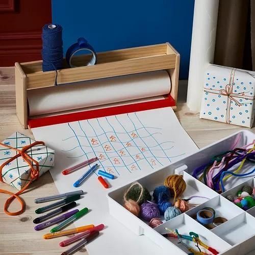 

Rak Kayu Tempat Roll Kertas Gambar/Kertas Lukis Panjang 50Cm