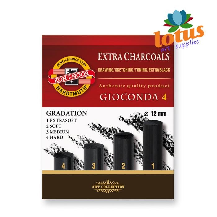 

Koh-I-Noor Gioconda Extra Charcoals Set ( Isi 4 )