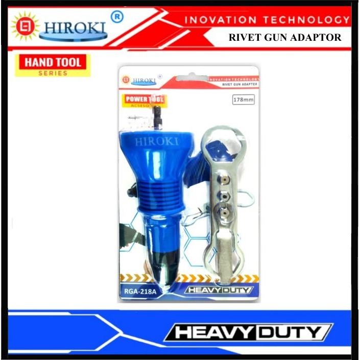 Hiroki Premium Adapter Rivet Gun Tang Elektrik Penarik Paku Bor
