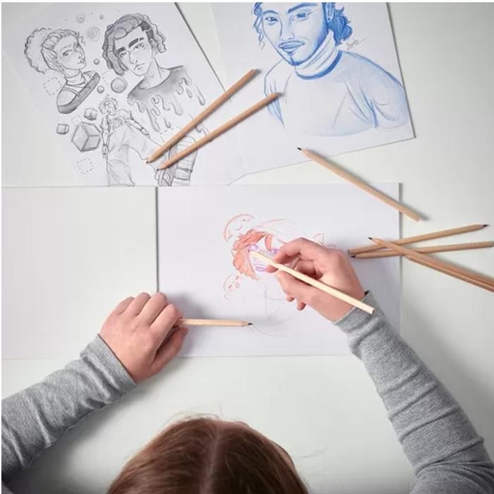 

Kertas Kanvas Lukis Gel Media Gambar Anak (16Pcs) 30X21Cm - Putih