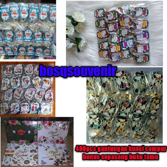

Barang Terlaris ( isi 400pcs ) PAKET HEMAT GANTUNGAN KUNCI + BUKU TAMU Ready