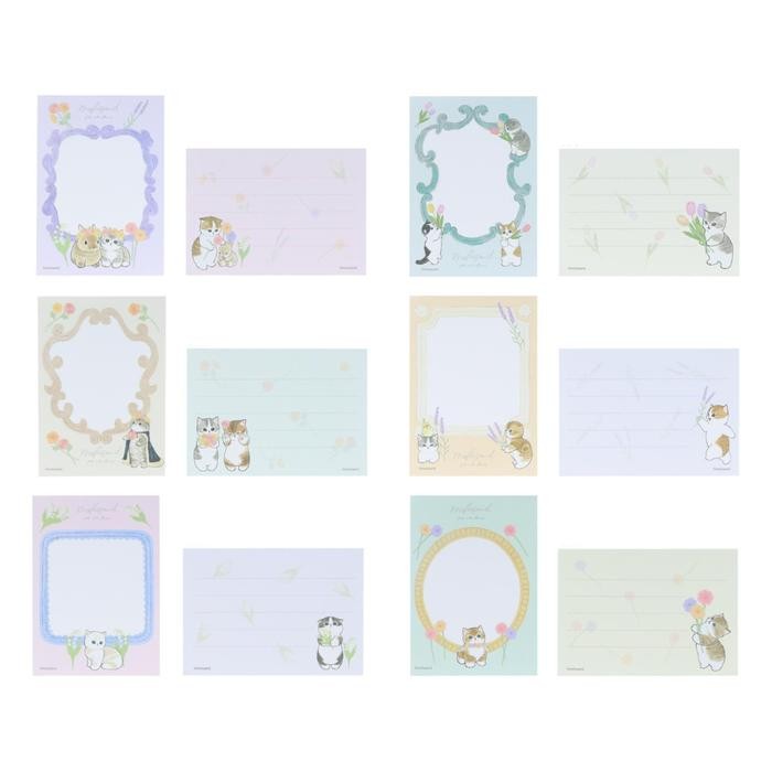 

tersedia mini memo pad mofusand spring garden cat neko bandai namco limited edition