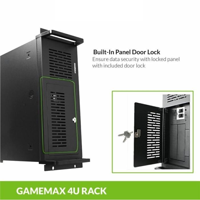 CASING GAMEMAX 4U RACKMOUNT SERVER 4U INDUSTRIAL PC CASE