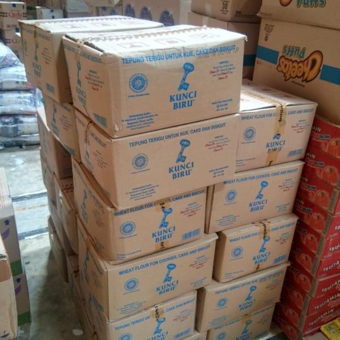 

New terigu kunci biru 1 karton Ready