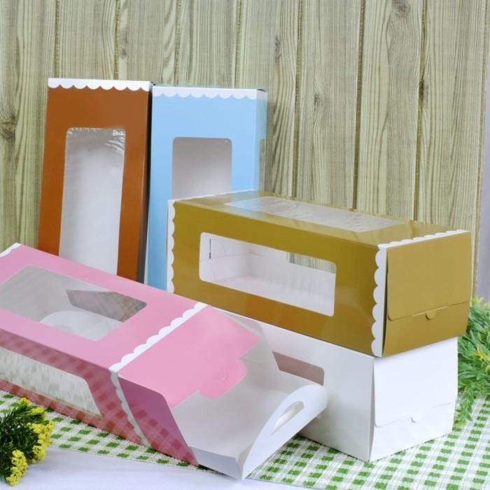 (Allthebest) Box Bolu Gulung 25*12*10cm