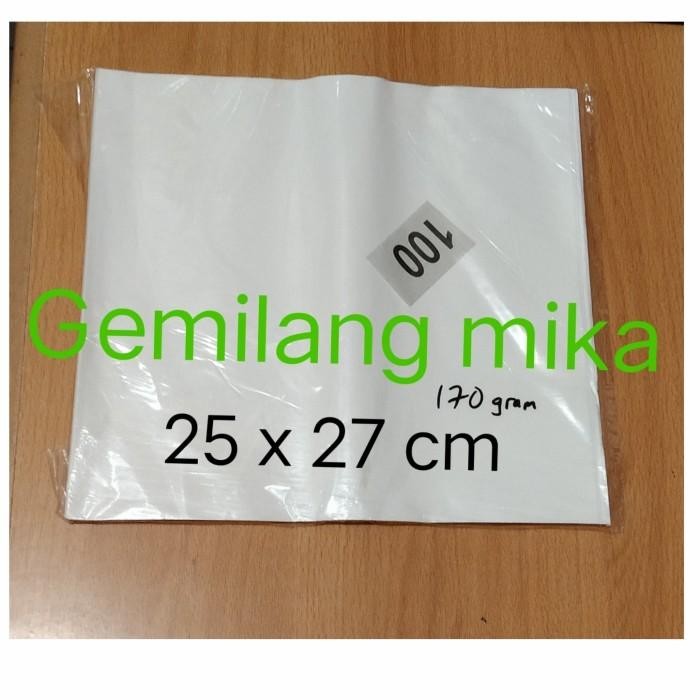 (Allthebest) kertas nasi kfc 30x30cm putih