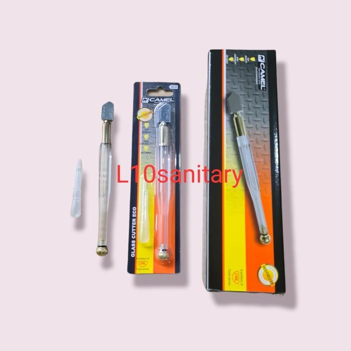 

ID PISAU POTONG KACA CAMEL ECO / ALAT PEMOTONG KACA / GLASS CUTTER CAMEL