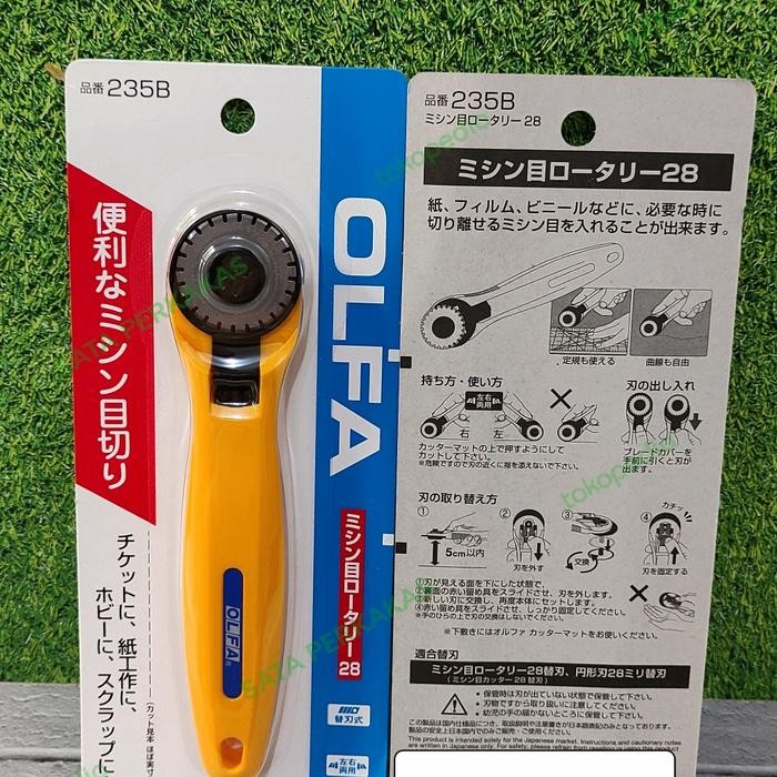 

ID OLFA ROTARY CUTTER 235B PERFORATION CUTTER 28MM ( PRC-3/C )
