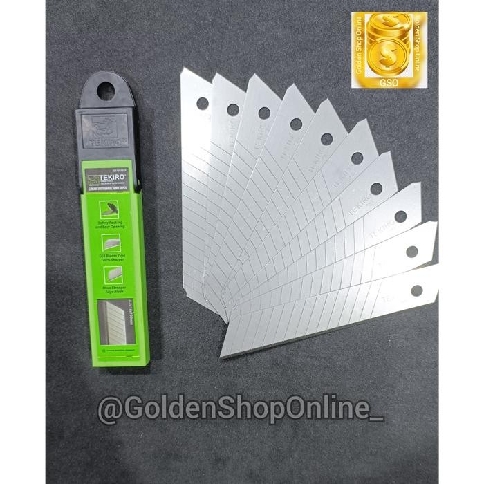 

ID ISI PISAU CUTTER BESAR 18MM - 1 TEKIRO