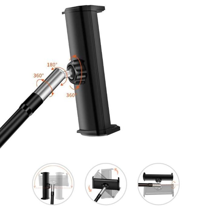 JTTOP" LAZYPOD STAND RANJANG LANTAI PHONE HOLDER STAND HP TABLET PHONE STAND METAL LAZY BRACKET