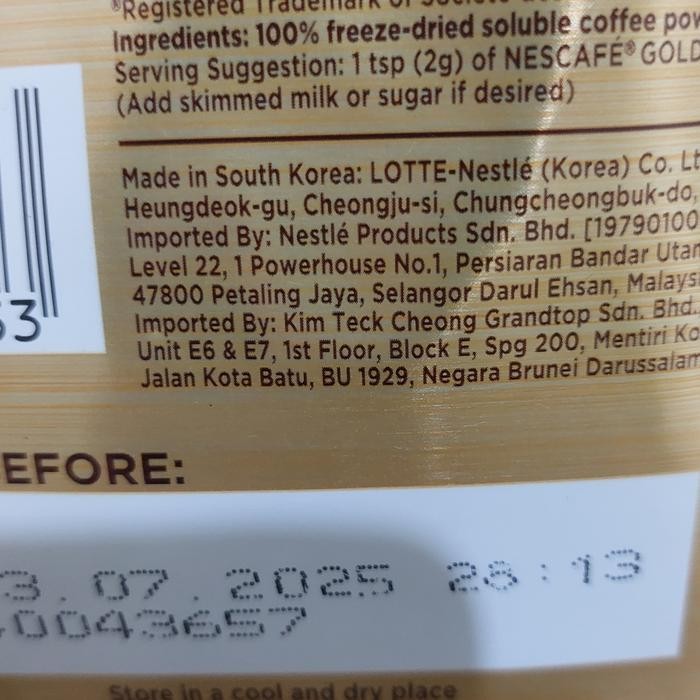 

NESCAFE GOLD REFILL 170 GRAM