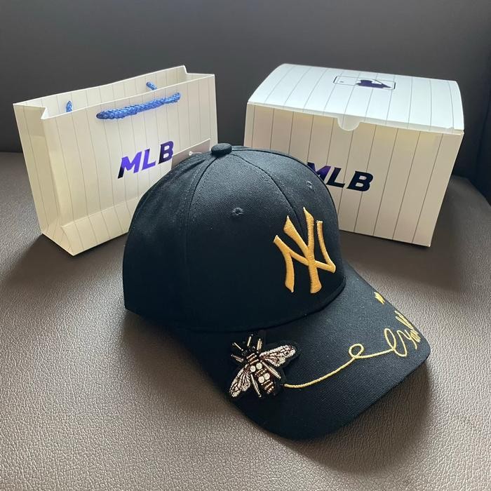 TERMURAH Topi Baseb Mlb Ny Yankees Bee Black Caps READY STOCK