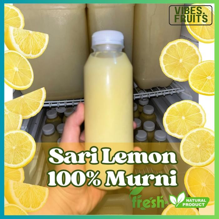 

SARI LEMON / JUICE / LEMONADE 1 LITER MURNI AIR PERASAN LEMON