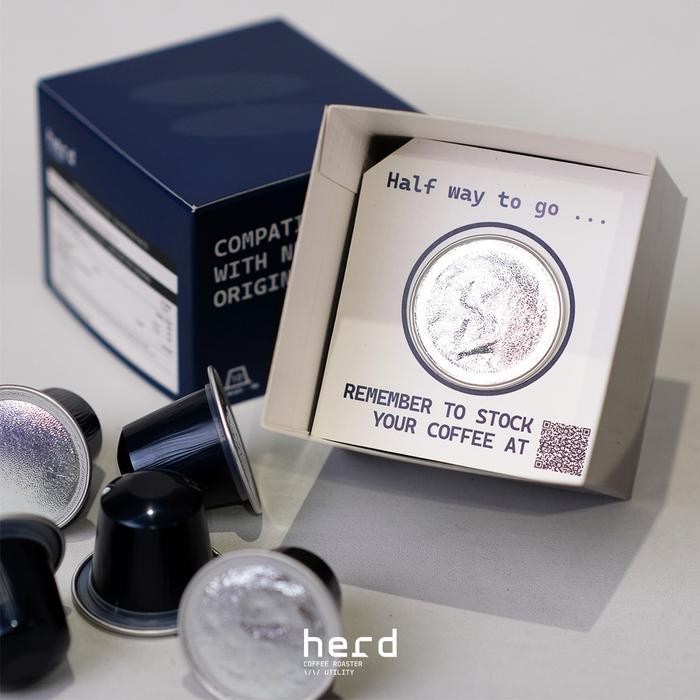 

HERD CAPSULE COFFEE NESPRESSO COMPATIBLE 100% INDONESIAN ARABICA