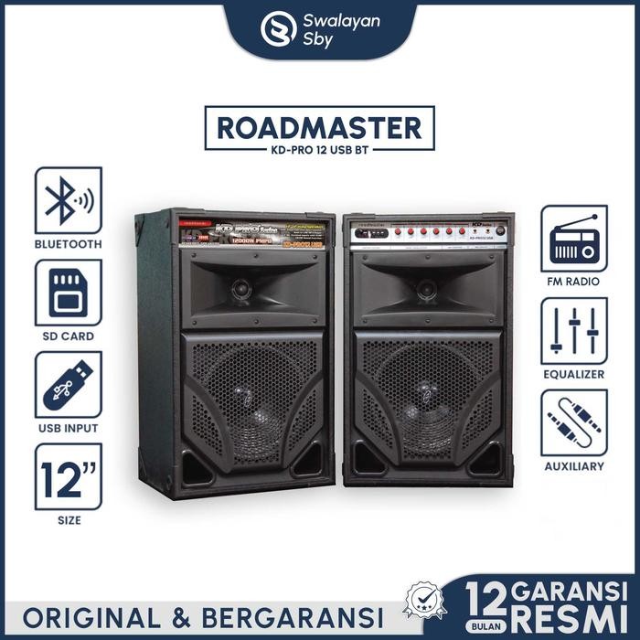 ROADMASTER - KD Pro 12 Usb Bluetooth Speaker Active Garansi 1 Tahun