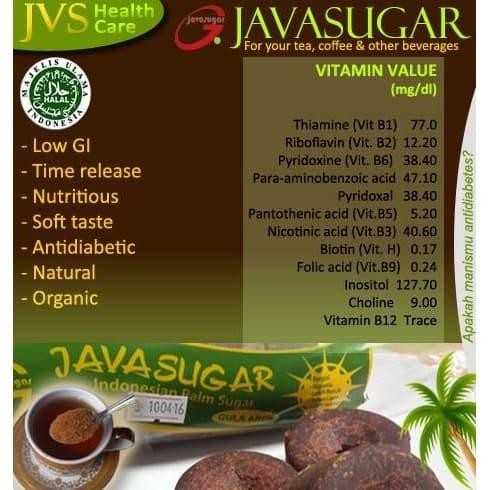 

(Allthebest) Gula Aren Organik Java Sugar 250 gram [Gula Alami Menyehatkan]