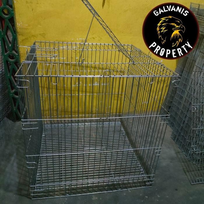 KANDANG BOX AYAM GALVANIS GALVANISE / KANDANG AYAM BANGKOK P80L80T80cm