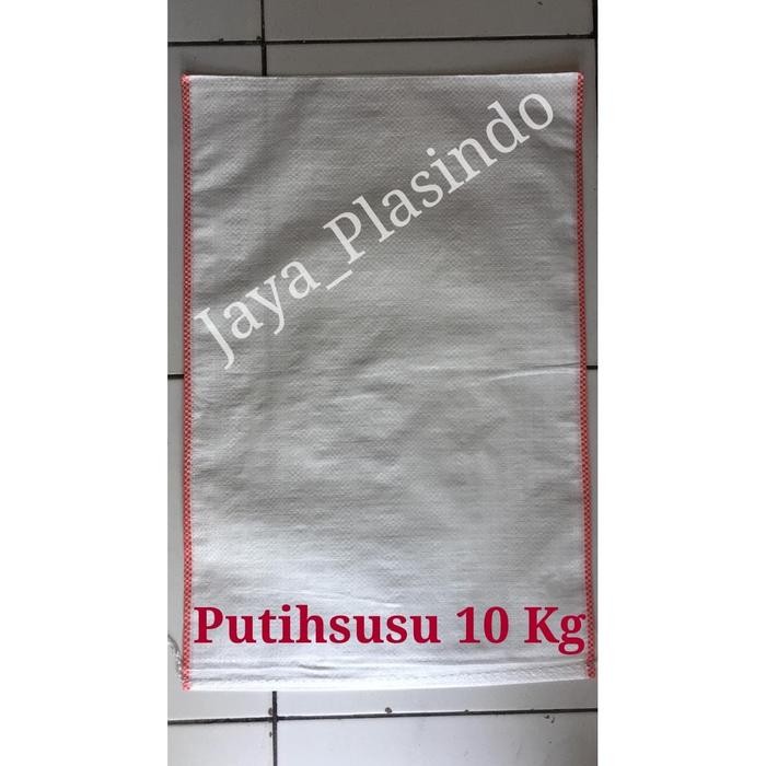 

Karung plastik putihsusu untuk kemasan beras uk 10 kg MINIMAL ORDER 5