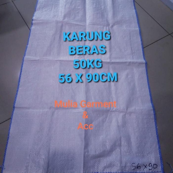 

KARUNG BERAS DLL 50KG 56x90CM HARGA PER PCS MINIMAL ORDER 5