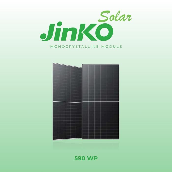 PV Solar Panel JINKO SOLAR JKM-72HL4-V 590 WP Monocrystalline Module SNI High Efficiency