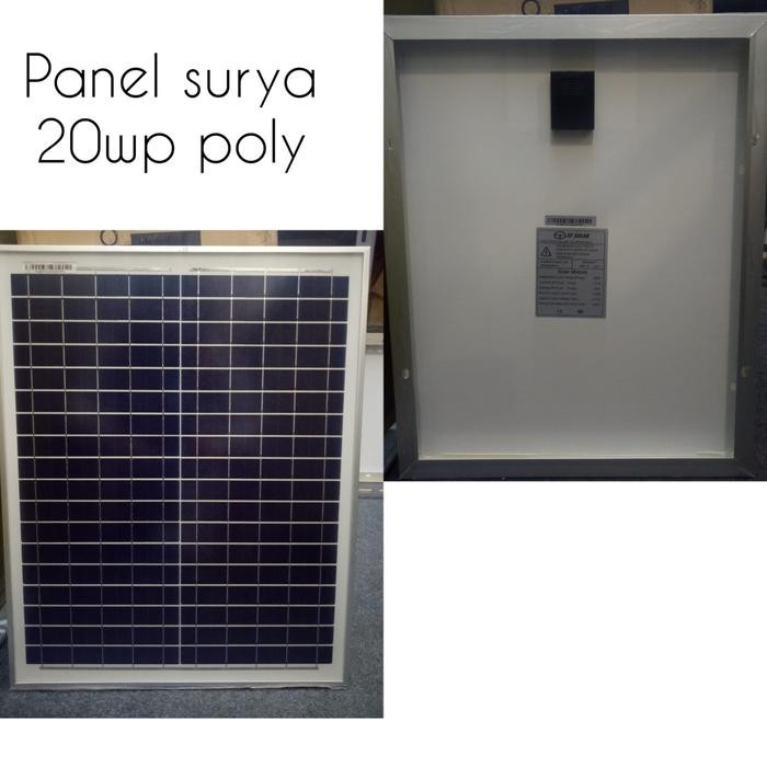 Panel Surya Solar Panel Solarcell 20WP Poly 20wp Polycrystalline