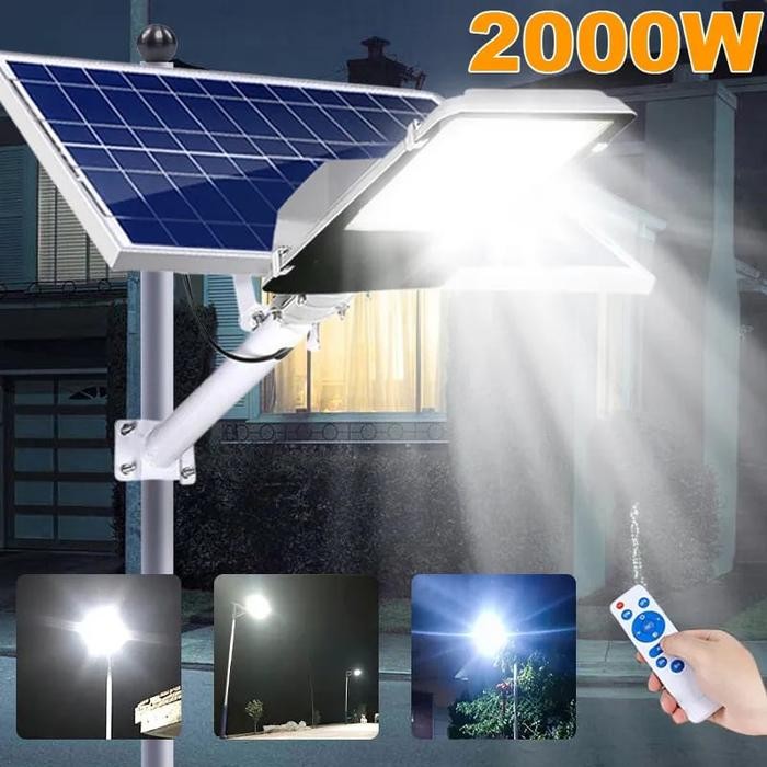Lampu Tenaga Surya Outdoor Waterproof 2000 Watt Panel Solar Surya