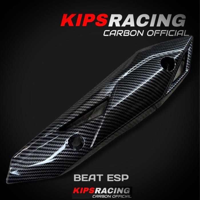 TUTUP KNALPOT BEAT ESP CARBON 2017-2019 /tutup knalpot beat esp carbon / tameng knalpot beat