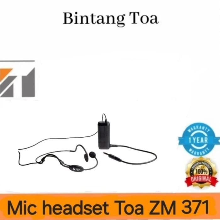 Mic Headset Toa Zm 370Hs As