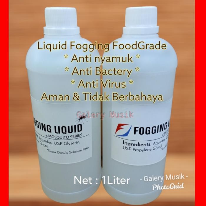 cairan fogging anti nyamuk & virus food grade aman stok terbatas