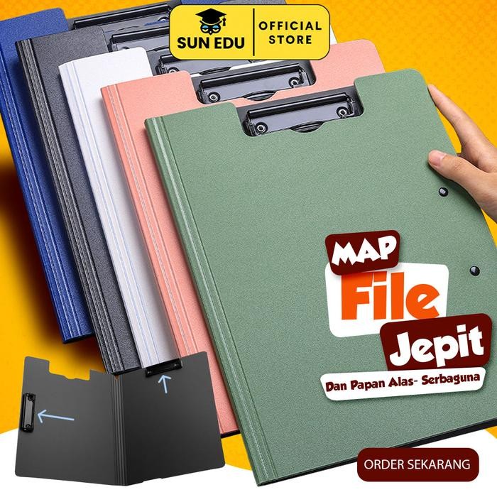 

ID MAP KERTAS 2 SISI A4 A3/ CLIPBOARD WITH COVER/ MAP FOLDER DOKUMEN FILE STATIONERY BOX FILE TAS