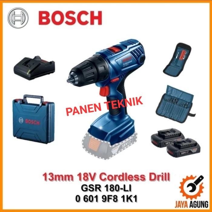 Paling Baik Bosch Gsr 180 Li Bor Baterai 18V Cordless Drill Gsr 180Li