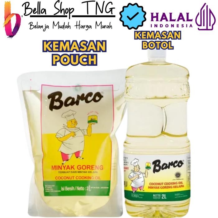 

Barco Minyak Goreng Pouch 2000 ml / 2 liter kemasan pouch / botol