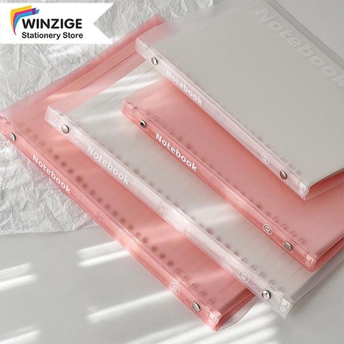 

ID WINZIGE BINDER B5 A5 BUKU DIARY AESTHETIC BUKU TULIS SEKOLAH LUCU NOTEBOOK PVC COVER BESAR BINDER