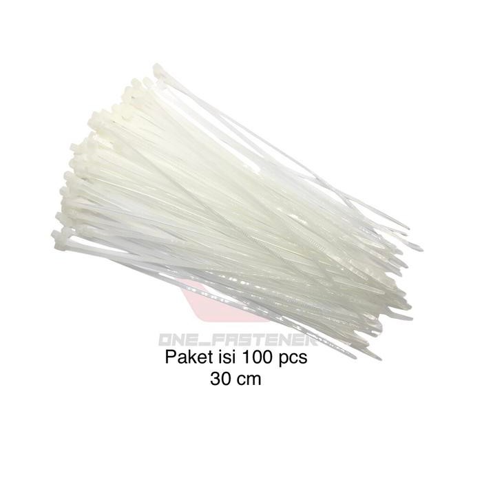 

ID KABEL TIES CABLE TIE KABEL TIE 4X300 MM PUTIH 100PC
