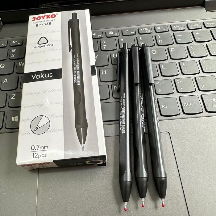 

ID PULPEN JOYKO VOCUS HITAM BP-338 ( ISI 12 PCS )