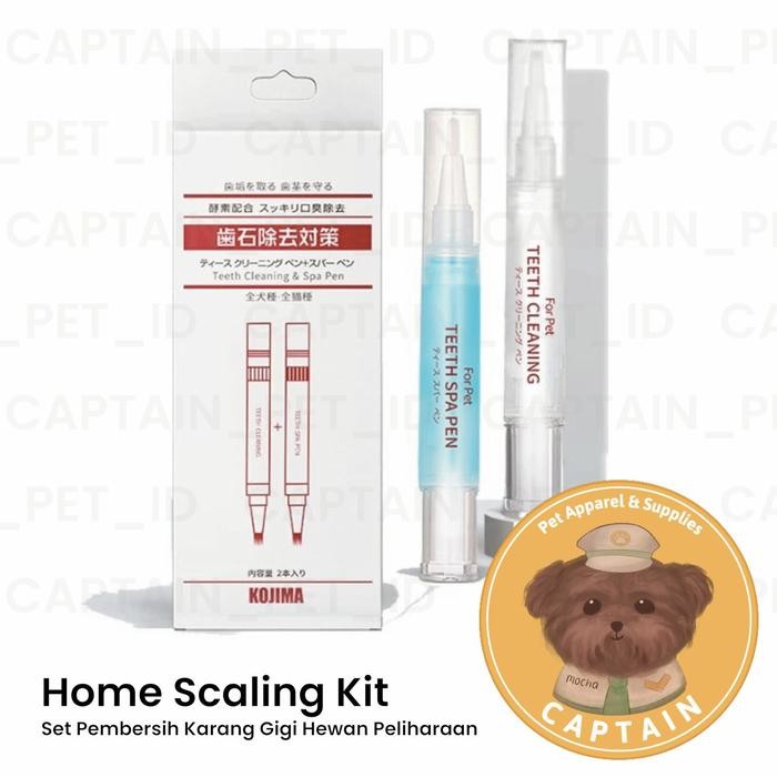 ID KOJIMA JAPAN TEETH CLEANING SELF SCALING PEN KARANG GIGI ANJING