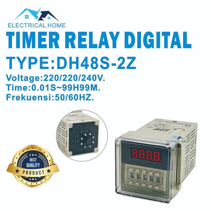 TIMER RELAY DIGITAL / TIMER DELAY RELAY DIGITAL DH48S-2Z