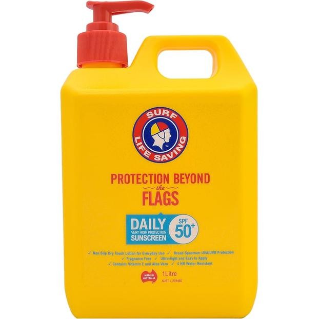 

Surf Life Saving Protection Beyond The Flags Daily Sunscreen Spf50+ 1L
